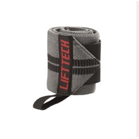 Lift Tech Comp Weightlifting Thumb Loop Wrist Wrap 18" Long